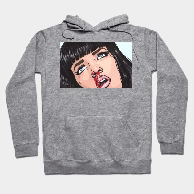 Mia Wallace Hoodie by turddemon